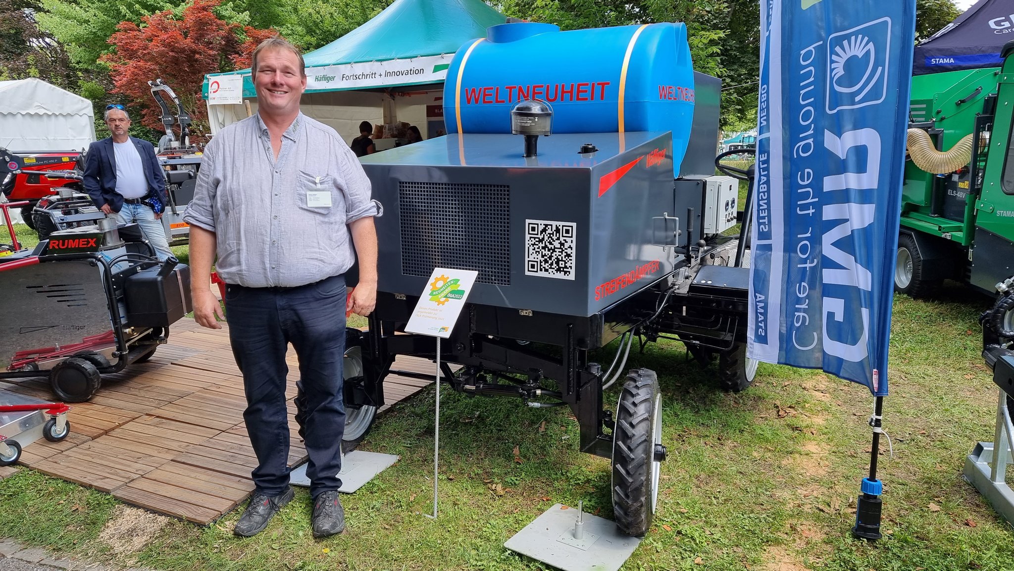 Neue Bodenbearbeitung mit Dampf statt Spritze