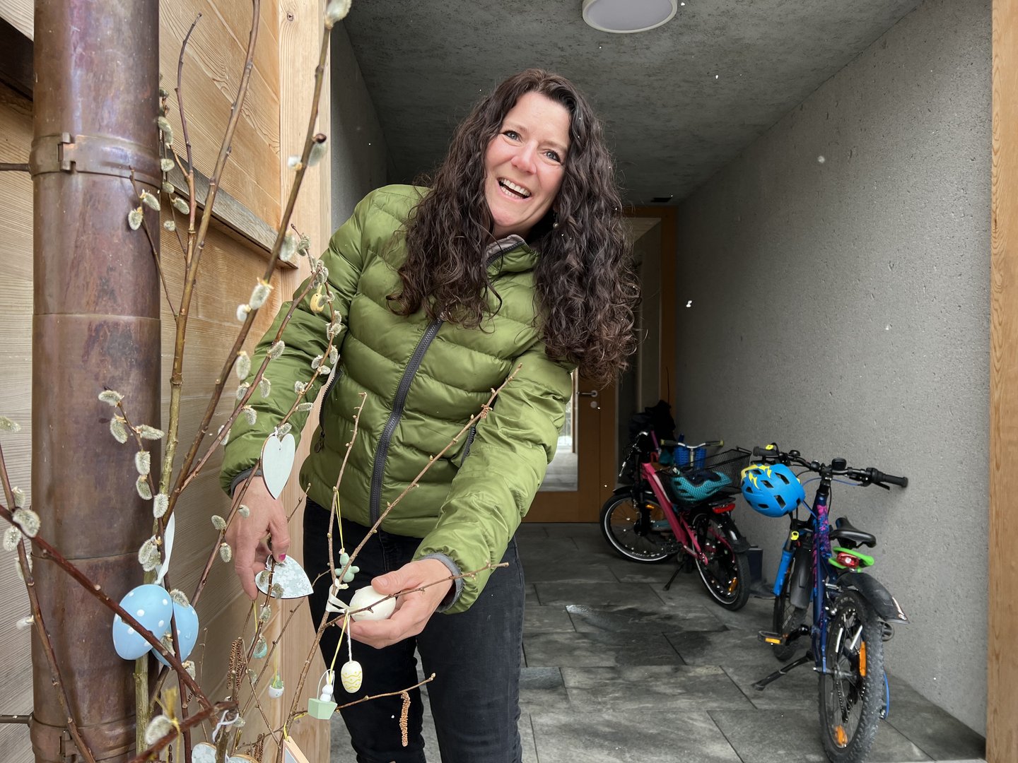 Köchin Bettina Kuratli ist heute Catering-Chefin und Bäuerin hoch über dem Sempachersee