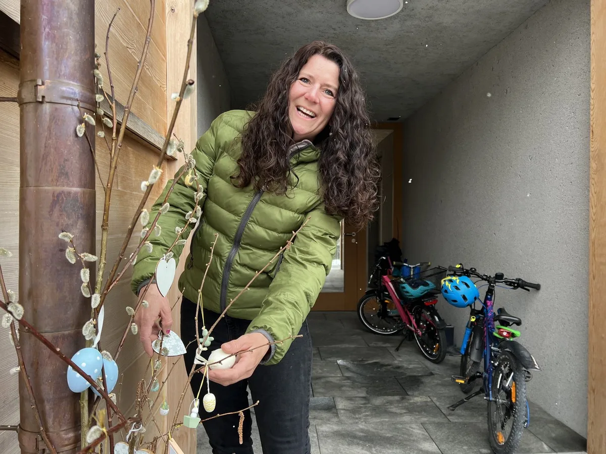 Bettina Köchin Bettina Kuratli ist heute Catering-Chefin und Bäuerin hoch über dem Sempachersee