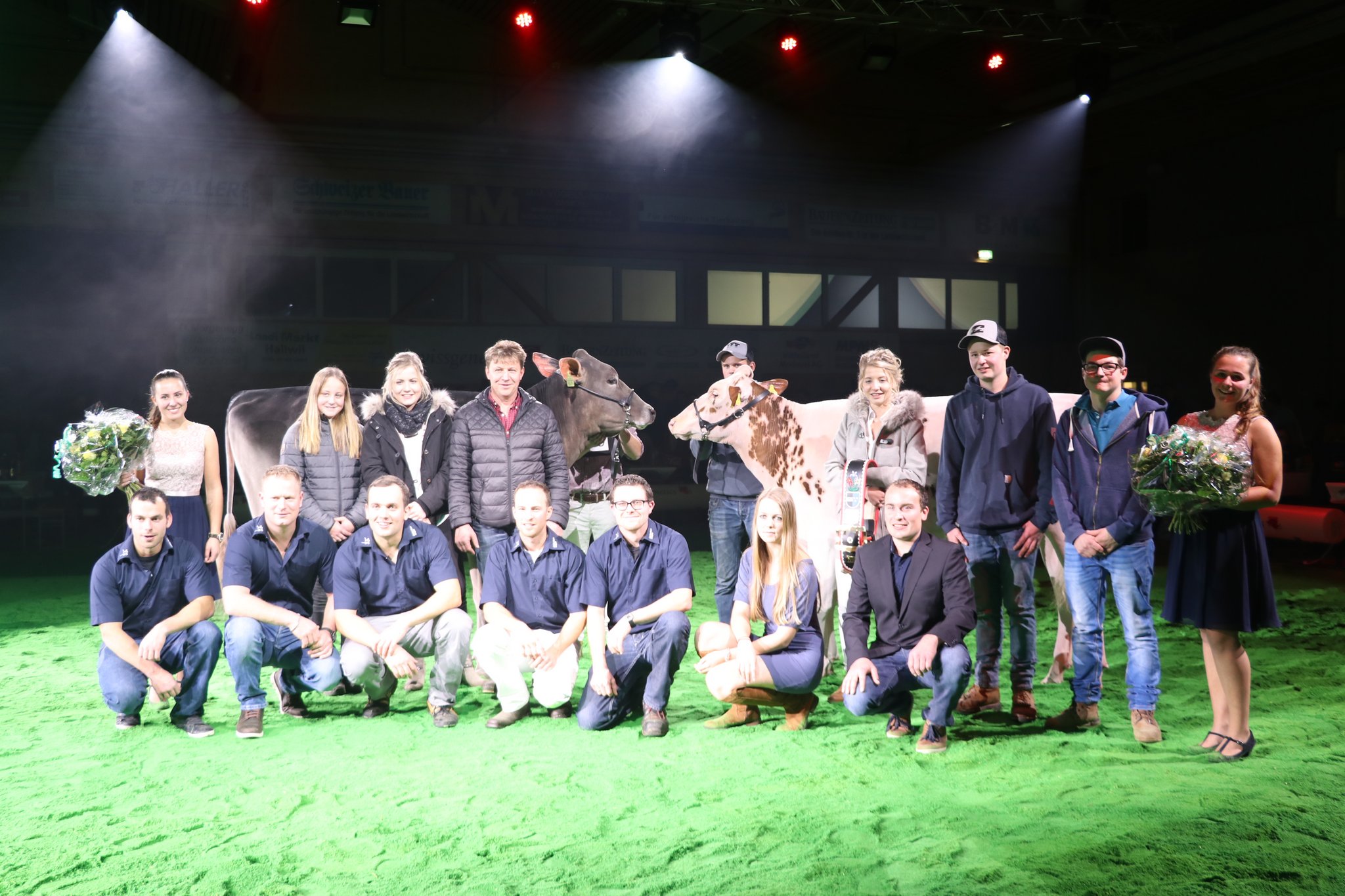 Doppelsieg für Familie Felder aus Marbach mit Champion Felder's Norwin Noreen (BS) und Daniel Liann (RH). (BIld Ruth Aerni)