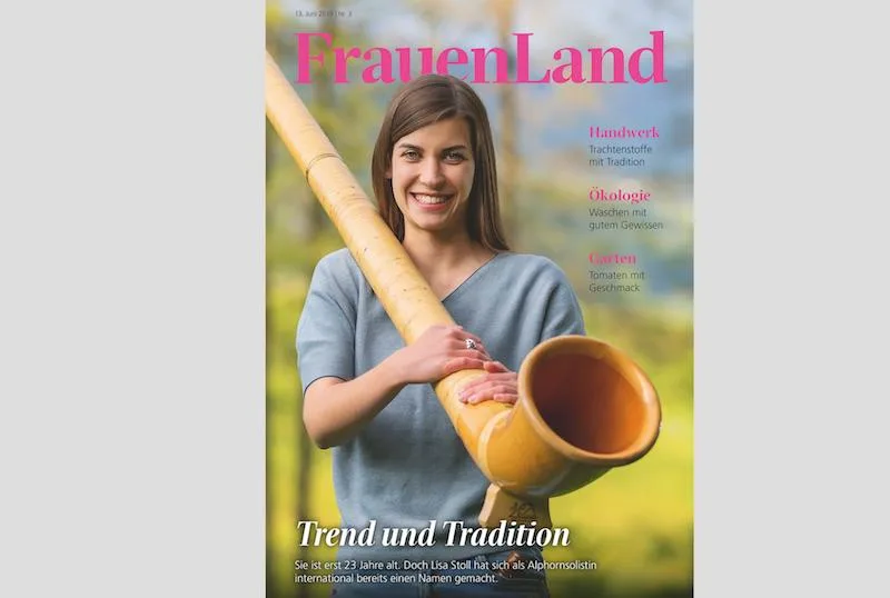 d88bfd01b8632704d0abebdbcedf413b5012d291 Lisa Stoll und weitere spannende Geschichten in der neusten Ausgabe des Magazins FrauenLand. (Bild FrauenLand)