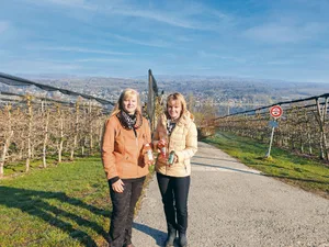 Die beiden ehemaligen Wirtinnen Patricia Dähler (links) und Esther Schaefer haben mit ihren Produkten einen Nerv der Zeit getroffen. (Bild Stefanie Giger)