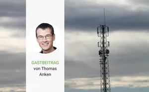 Gastautor Thomas Anken erklärt, dass die Strahlung pro Dateneinheit mit 5G abnimmt.