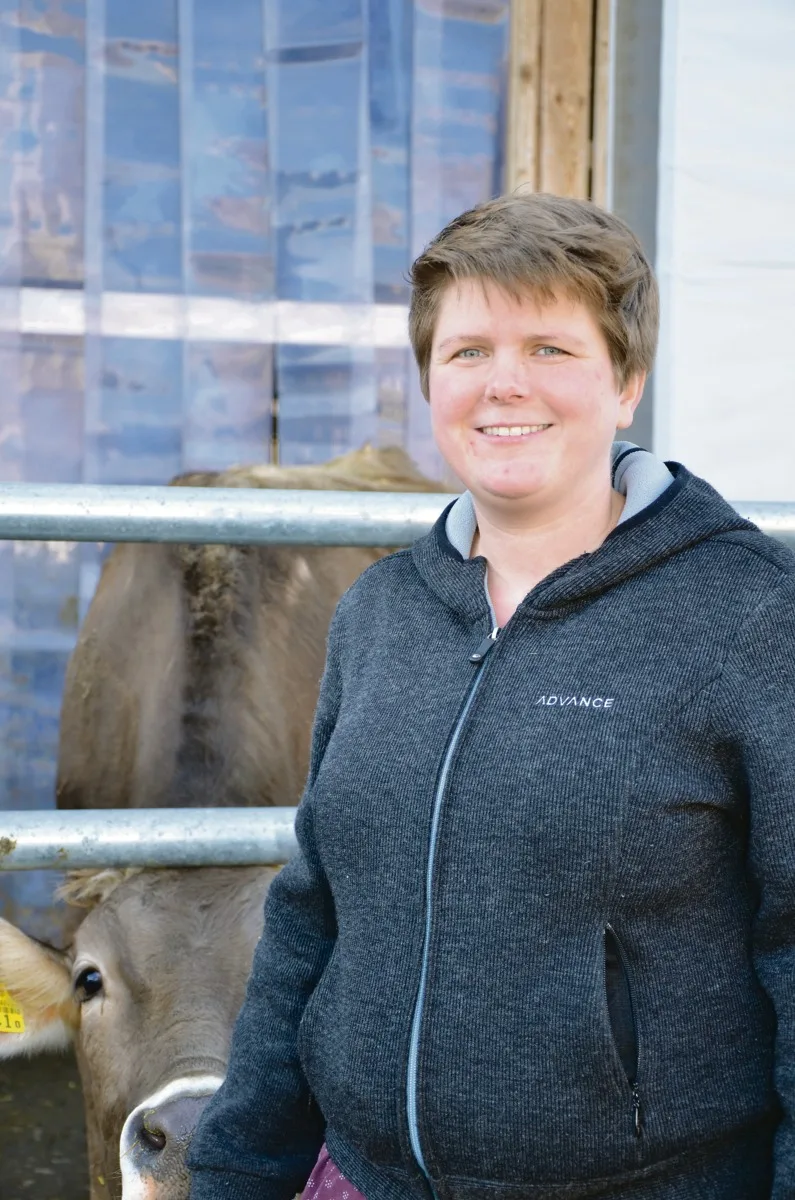 b1a012c14a0a15dee6a14a134774de0fb844f08a Es gab eine Zeit, da wusste Rebecca Müller nicht, dass man den Beruf des Landwirts lernen kann. (Bild ms)