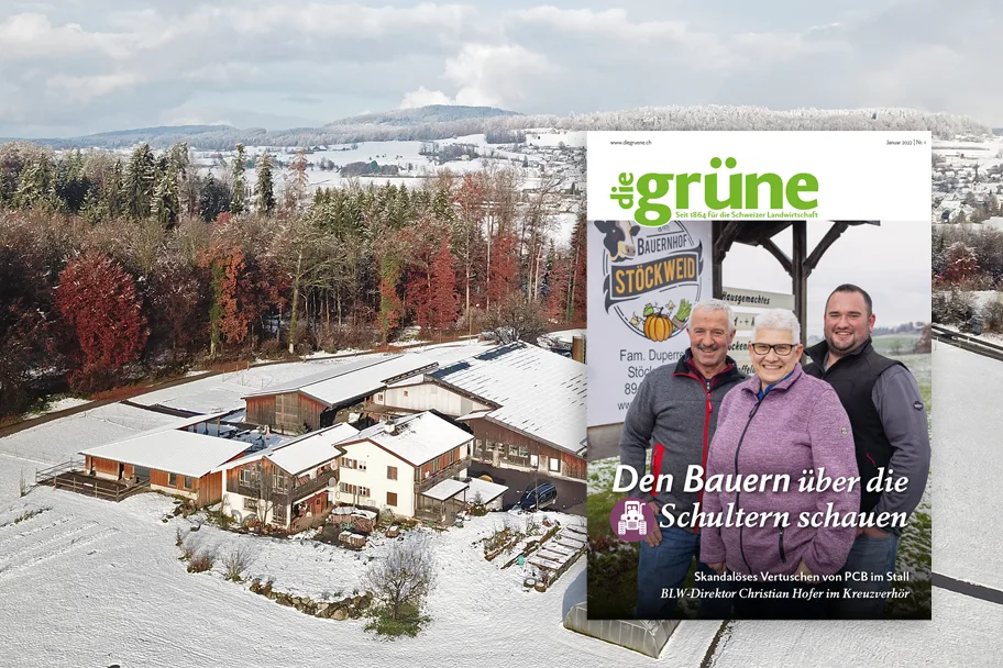 dg_22-01_3zu2_titelbild «die grüne» im Januar 2022 – Den Bauern über die Schultern schauen