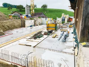 Baustelle auf einem Bauernhof im Kanton Luzern. Nach wie vor wird in der Landwirtschaft viel investiert. Bauprojekte sollten sehr gut geplant werden, um Enttäuschungen und Probleme zu vermeiden.