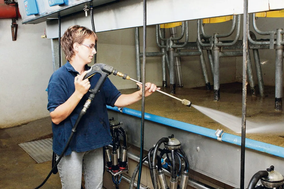 e234b00b6ac5b9234d9e006cd4e7cb5051152b576fd45083562965f978d46db7 Stallhygiene: Sauber und rein soll es sein