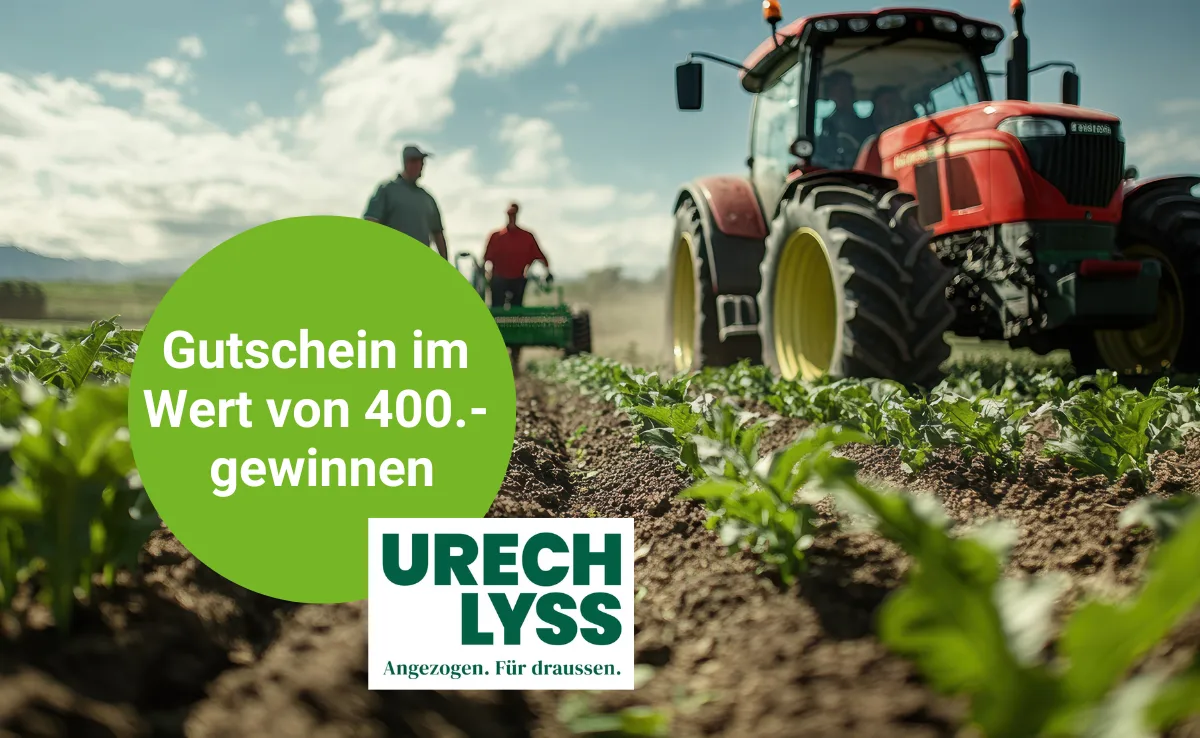 Jahreswettbewerb «die grüne» lesen und 400-Franken-Gutschein von Urech Lyss gewinnen!