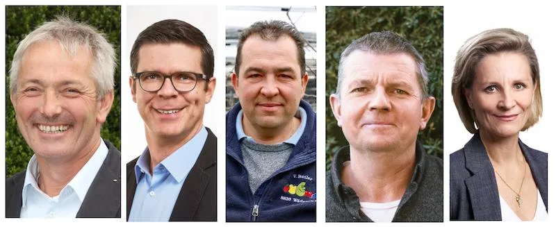 414f7cb19d04bddc74c371427f2f428daeedd2dc Der neue SOV-Vorstand (v. l. n. r.): Jürg Hess, Michael Artho, Vinz Bütler, Adrian Seeholzer und Simone de Montmollin. (Bilder zVg)