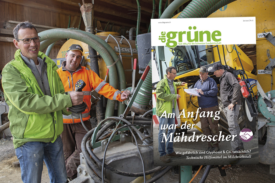 Das Juni Heft von «die grüne» behandelt unter anderem das Thema Pflanzenschutz. (Bild DG)