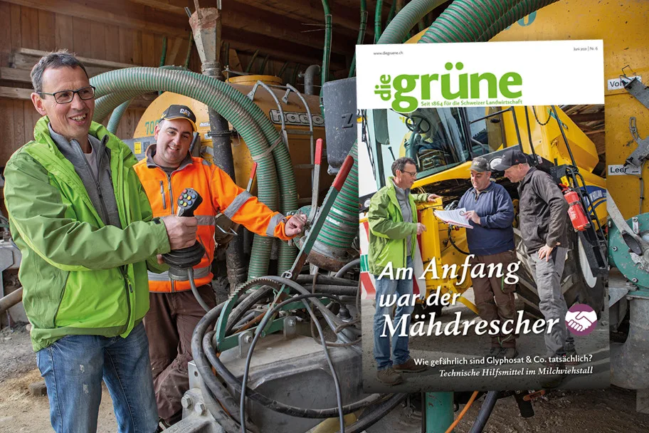 Das Juni Heft von «die grüne» behandelt unter anderem das Thema Pflanzenschutz. (Bild DG)