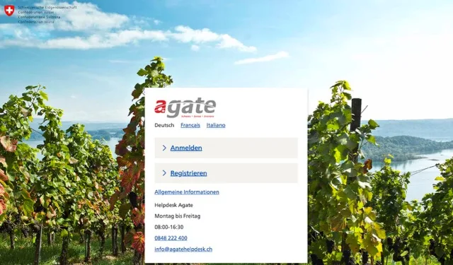 e596f89bda04a890955de7b1b87828edf71e6abb So sieht die Login-Seite vom neuen Agate aus. (Screenshote Agate.ch)