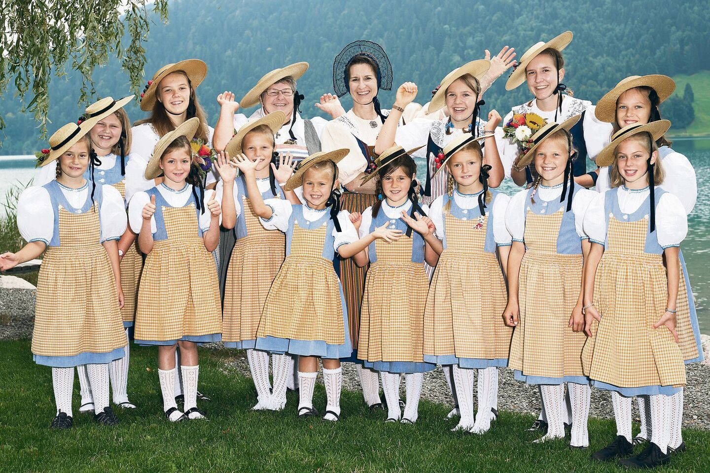 Die Kindertrachtengruppe Ägerital sorgte mit ihrem Auftritt beim Eidgenössischen Schwing- und Älplerfest in Zug 2019 für einen Jö-Effekt.