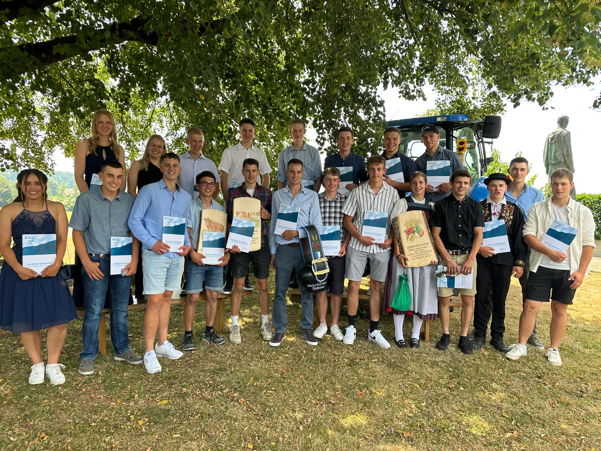 Die erfolgreichen AbsolventInnen für das EFZ Klasse 3a am BBZN in Hohenrain.