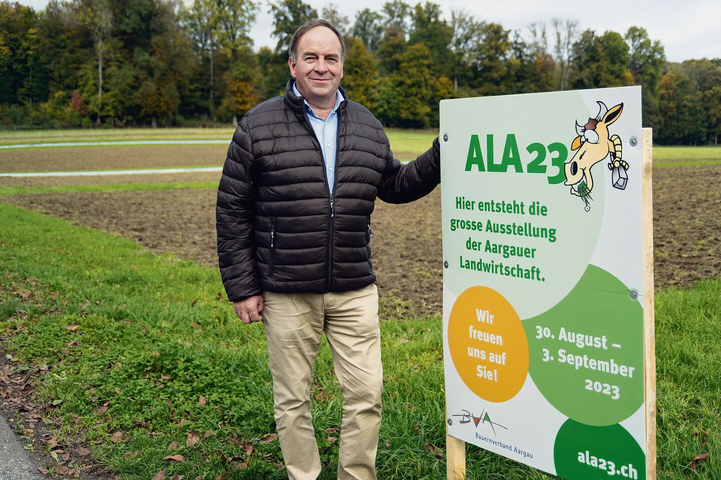 OK-Präsident Alois Huber freut sich, im Sommer die Leistungen der Landwirtschaft einem grossen Publikum zu zeigen.