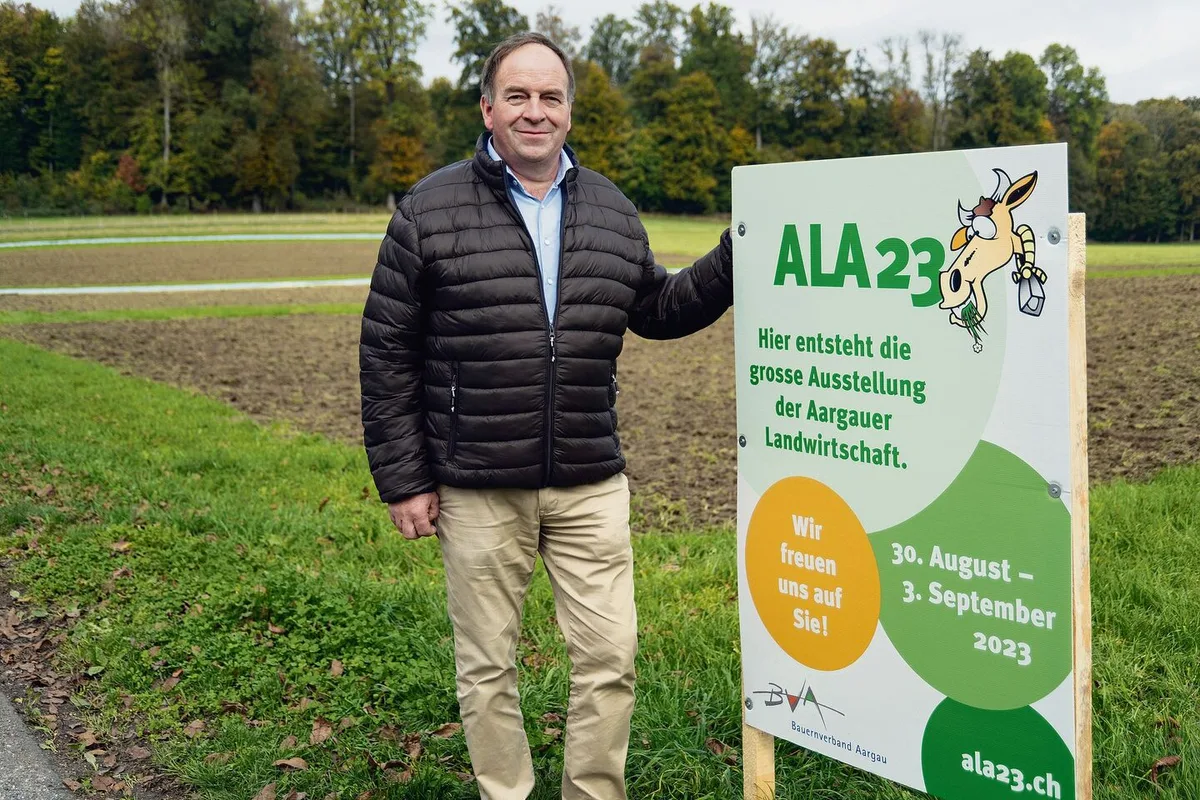 89e3478a13f27ea15d6a8933d3e3665d9ffe97e3b94349a8030414af045dbce3 OK-Präsident Alois Huber freut sich, im Sommer die Leistungen der Landwirtschaft einem grossen Publikum zu zeigen.