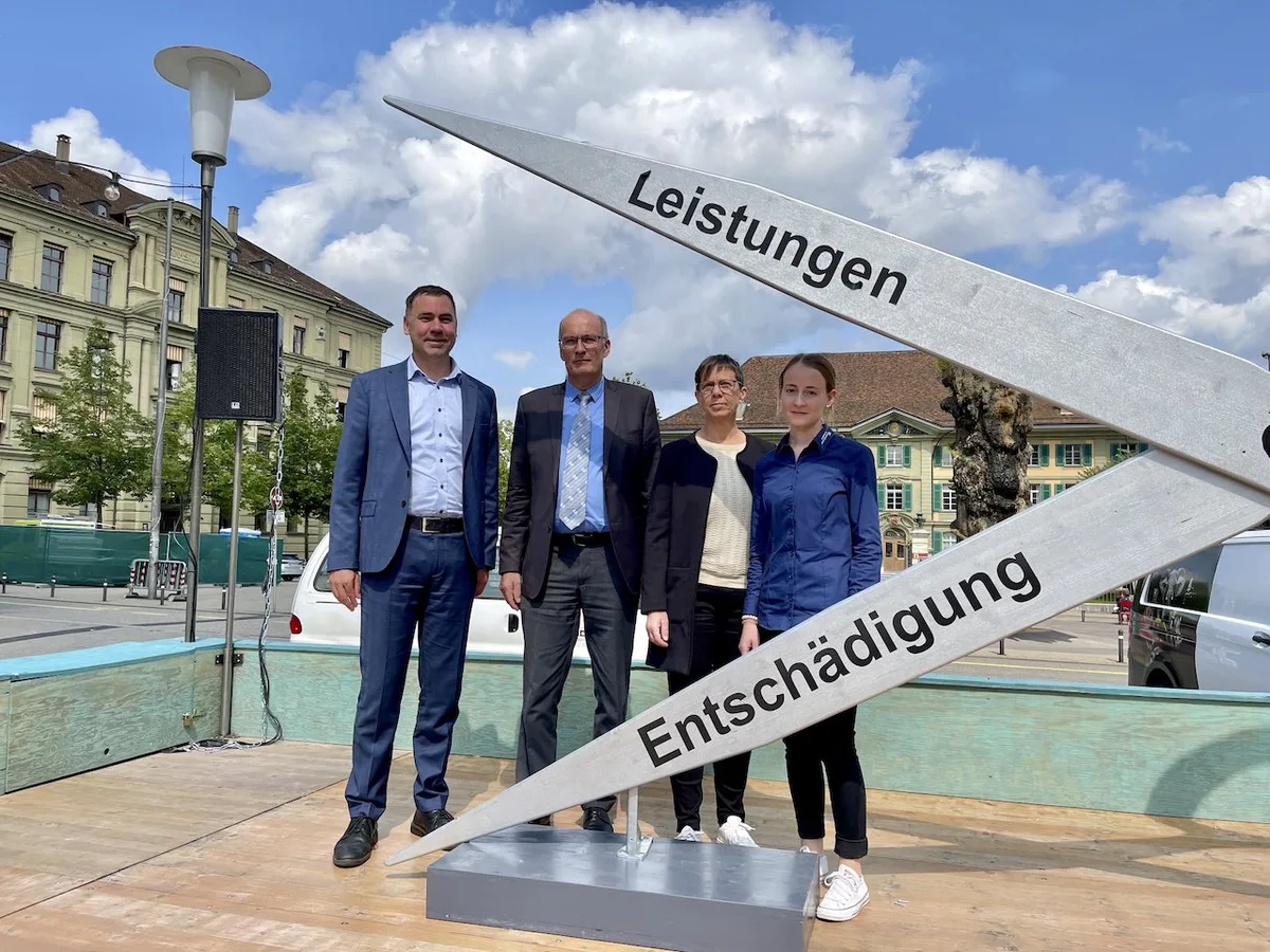 bauernverband_sparmassnahmen_bund_kritik Gruppenbild der Führungskräfte von SBV, SBLV und JULA.