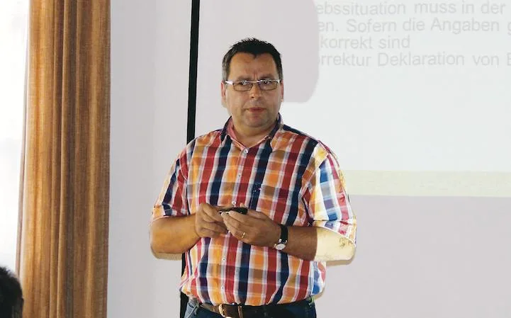 035b3de06bd37c0549f5c082ac20154bf62f657b Stephan Furrer verteidigt die Spendenverteilung der Qualinova. (Archivbild BauZ)