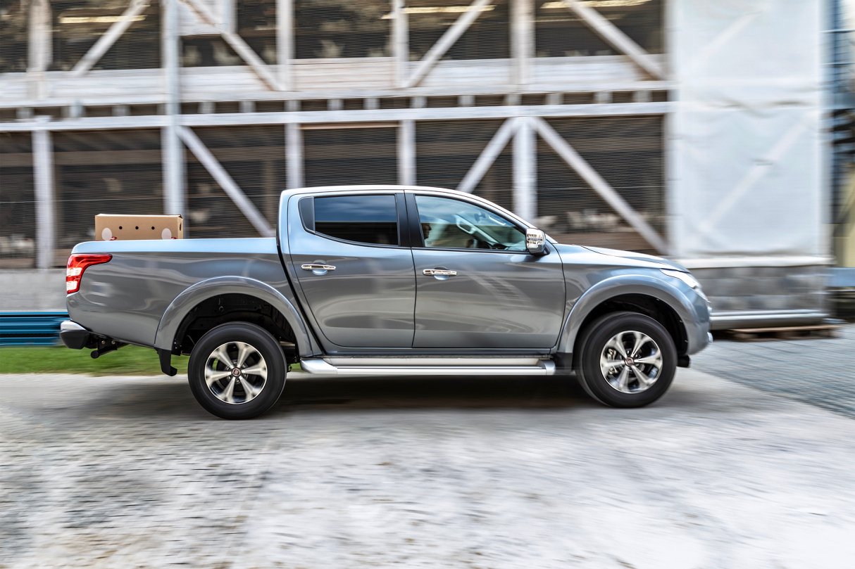 Der Fiat Fullback Pick-up trägt 1 Tonne und zieht 3,1 Tonnen Anhängelast.