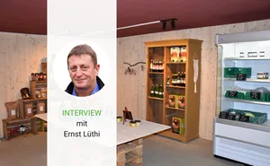 Ernst Lüthi, Obstproduzent aus Ramlinsburg, ist Jurypräsident des Hofladen-Wettbewerbs. Er präsidiert das Fachzentrum Direktvermarktung des Schweizer Obstverbands.