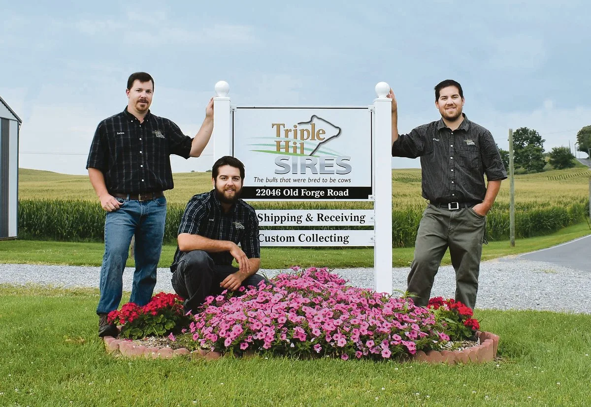 482664f8db0a497baf45c6a84599b4faad97c47b Das Bild haben uns die Gründer von Triple-Hil Sires zur Verfügung gestellt: Galen Weber, Jared Martin und Lowell Martin (v. l. n. r.).(Bilder zVg)