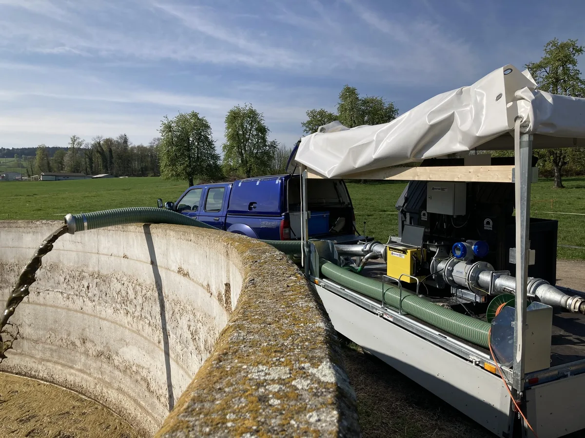 guellemessen_agroscope Auf 26 Betrieben wird genau gemessen, was bei Kuh oder Schwein reingeht und rauskommt