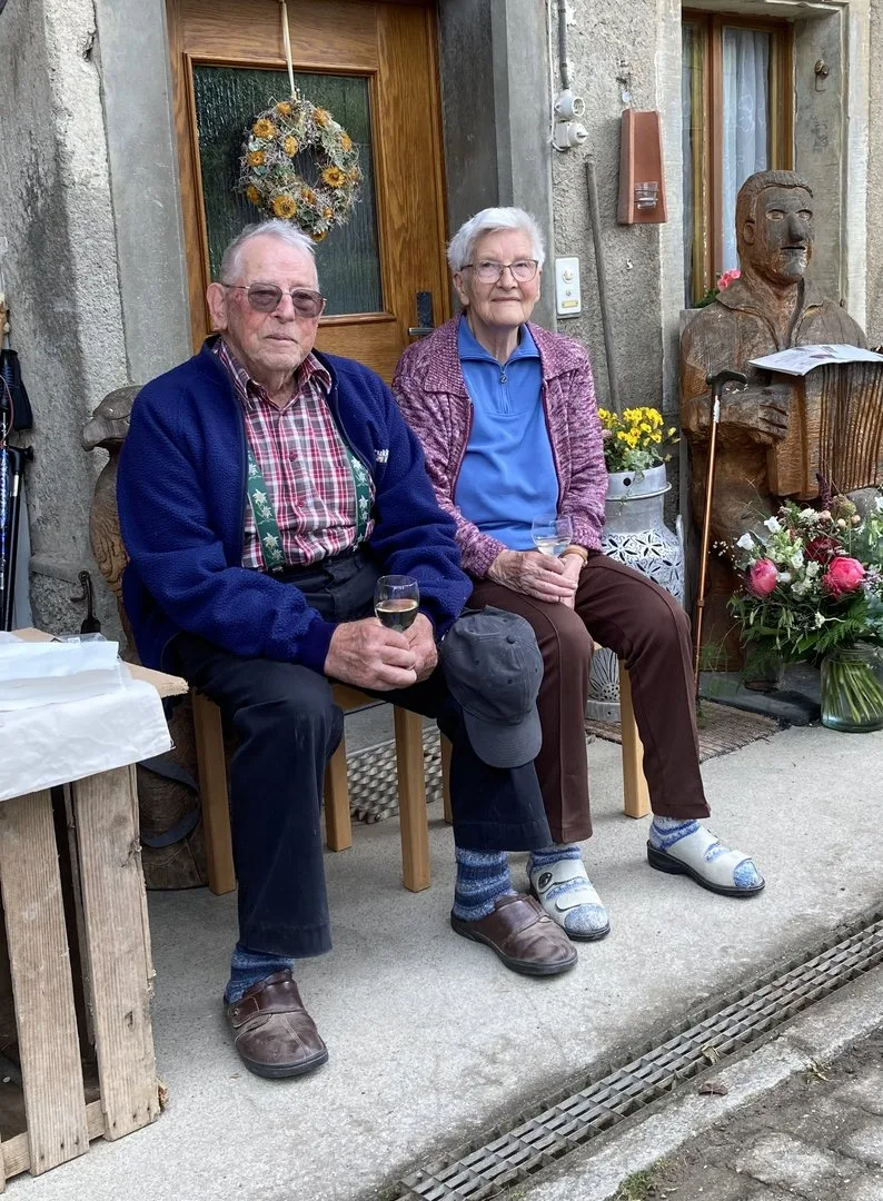 Heidi-und-Ruedi-heute 70 Jahre verheiratet: Heidi und Ruedi Müller-Hunziker haben auf ihrem Hof viel erlebt