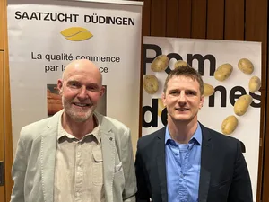 Heinz von Niederhäusern (links) war acht Jahre lang im Verwaltungsrat, davon fünf Jahre als Präsident. Benno Jungo ist sein Nachfolger in diesem Amt.