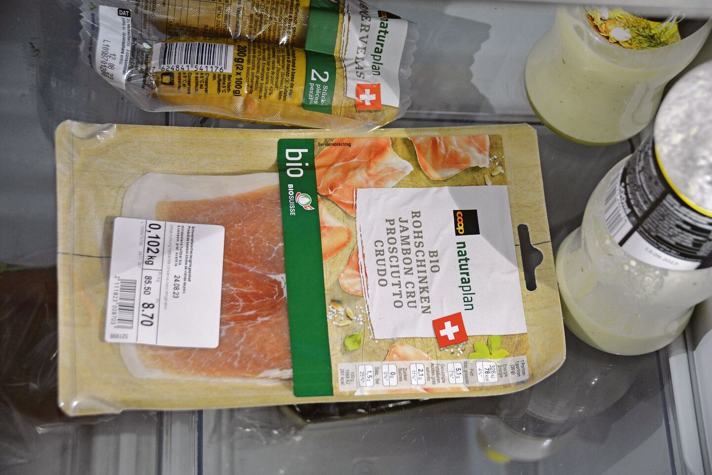 Bio-Schweinefleisch bleibt in der berühmten Nische