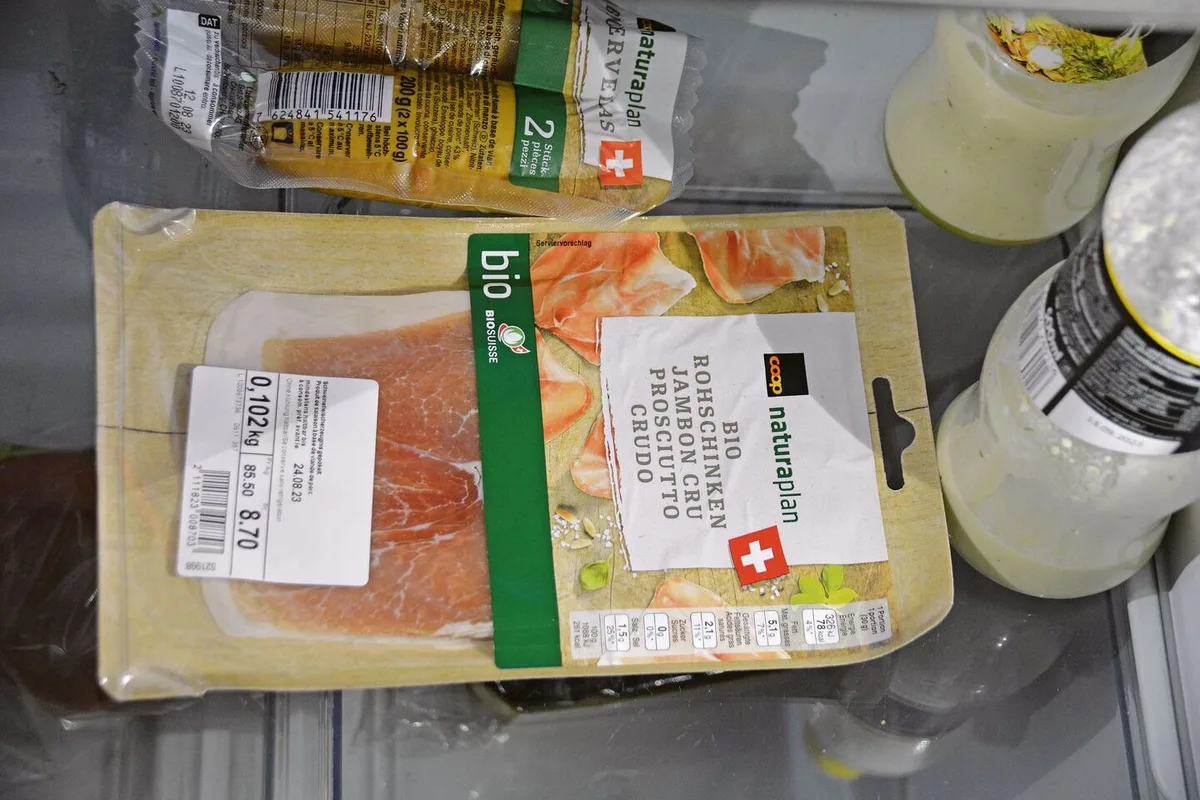 Bio-Schweinefleisch bleibt in der berühmten Nische