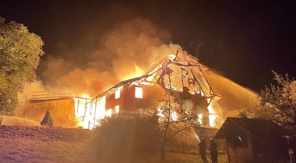 Bauernhaus im bernischen Utzigen niedergebrannt
