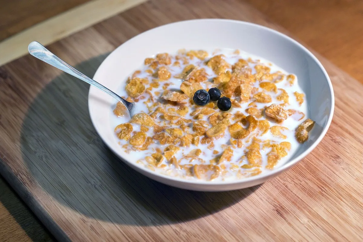 Die Frühstücksflocken könnten in Zukunft bei einer Annahme der Pflanzenschutz-Initiativen vermehrt mit ausländischer Milch zubereitet werden – weil es zu wenig aus der Schweiz gäbe oder diese zu teuer wäre, so die BOM. (Bild ImagesBG / Pixabay)