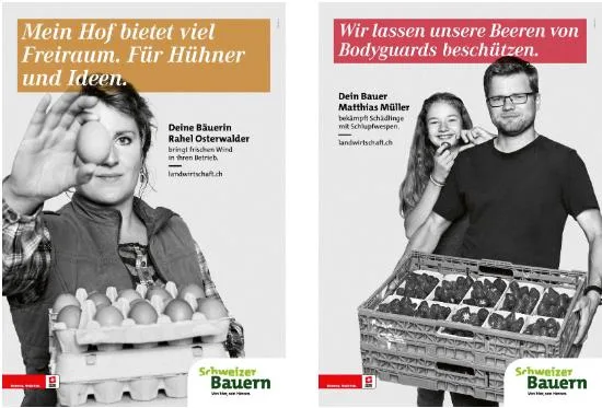 0c39985a444ddea49f5c1ac1f7a4a3b5260ba894 2 der 15 neuen Gesichter für die Kampagne der Schweizer Bauern. (Bild SBV)