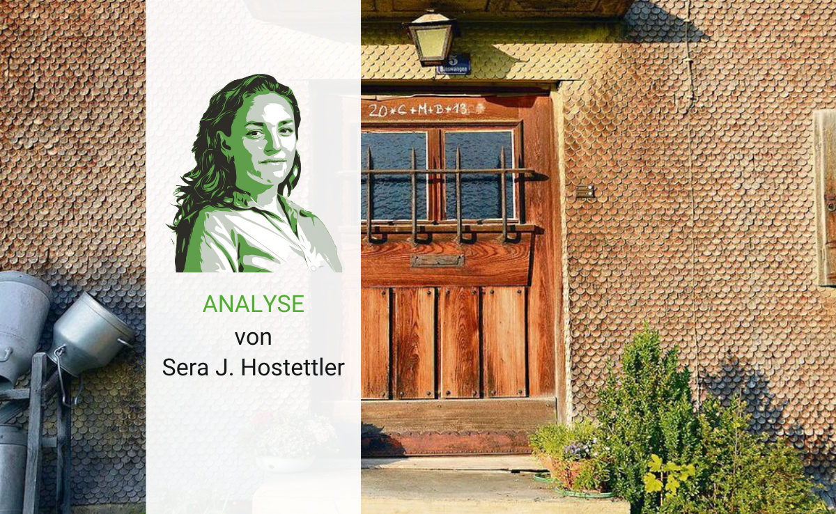 Die Stille von leerstehenden Bauernhäusern dröhnt laut