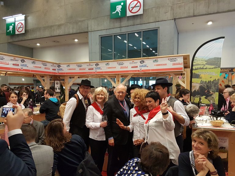 m vergangenen Jahr war Bundesrat Schneider-Ammann zu Gast am Schweizer Stand. (Bild ji)