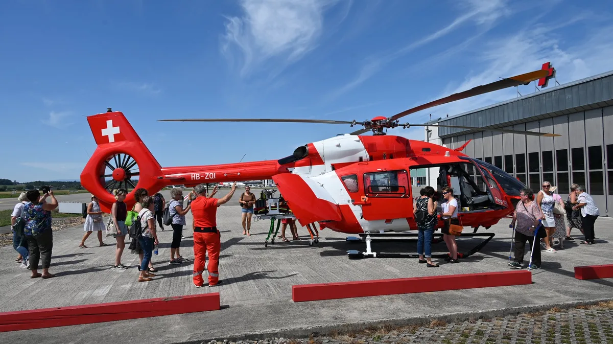 Ein Besuch bei der Rega-Basis bringt viel Spannendes zum Vorschein