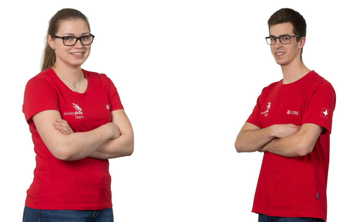 Gold für Fleischfachfrau Leandra Schweizer und Landmaschinenmechaniker Sandro Weber