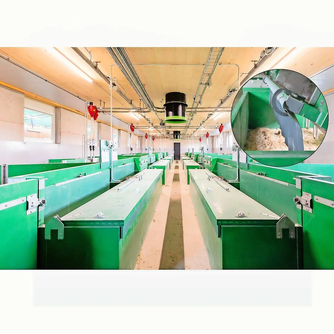 ed4cd5b87d09356ef749320a5ea373d81e6b24d97f551dbdd1228db6780f7baa Die ATX-Wärmeleitfunktion ist Teil des Eco-Ferkelnests. Mittels eines Handgriffs kann die Wärme aus dem Ferkelnest in die Bucht gelenkt werden.
