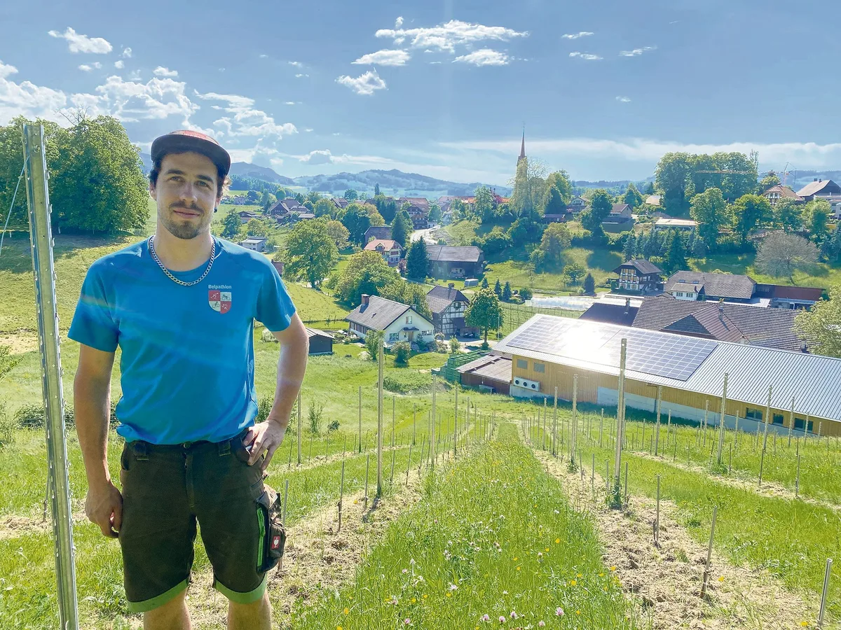6ebbe635aec546ac154edd5e1cdd17cee7533236 «Es wird kaum ein positiver Punkt über die Landwirtschaft genannt», beobachtet der junge Obstbauer Marco Messerli aus Kirchdorf BE und fragt sich, wer die mit dem Apfelwickler oder Schorf befallenen Äpfel essen würde. (Bilder Sera Hostettler)