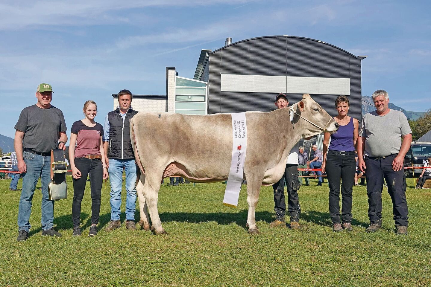 Estell von Martin Wallimann, Alpnach Dorf, wiederholte ihren Vorjahreserfolg und wurde erneut Miss Braunvieh.
