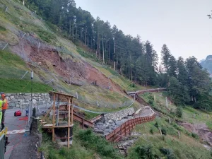 Am 21. August 2023 ist es in Schwanden GL zu einem Erdrutsch gekommen.