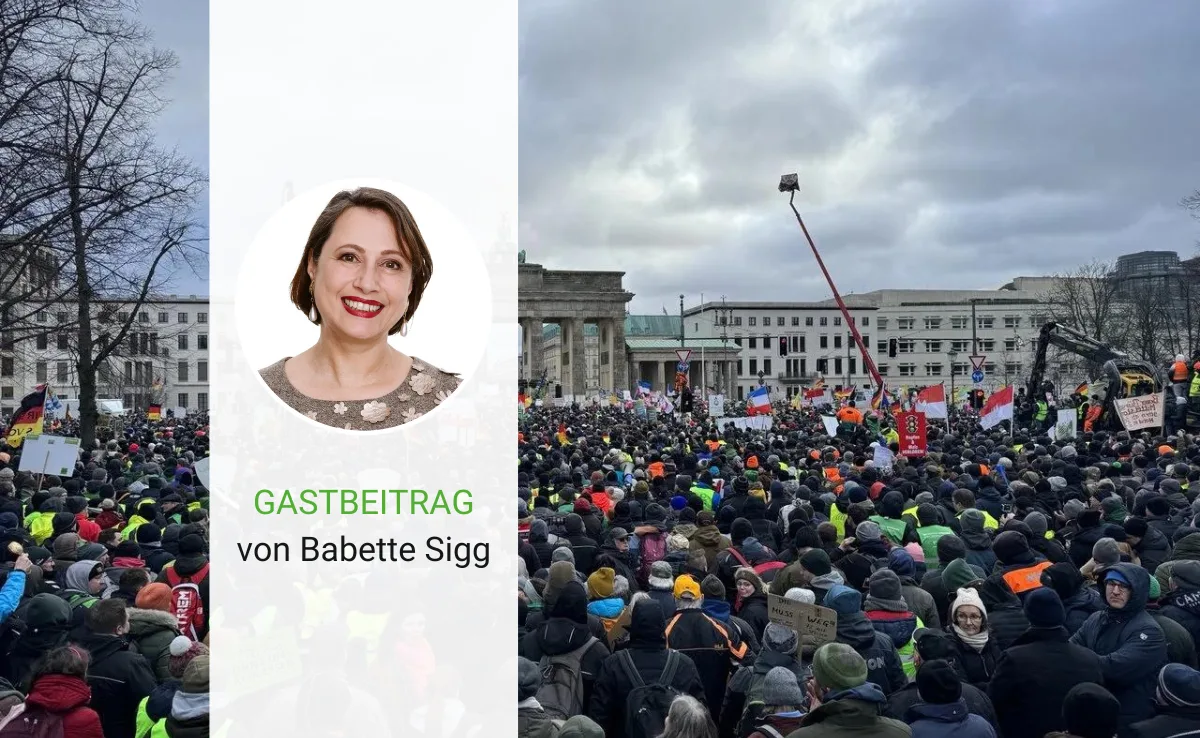 Artikel_Gastbeitrag_BauZ_SiggProtest «Ohne Bauern gibt es nichts zu beissen»