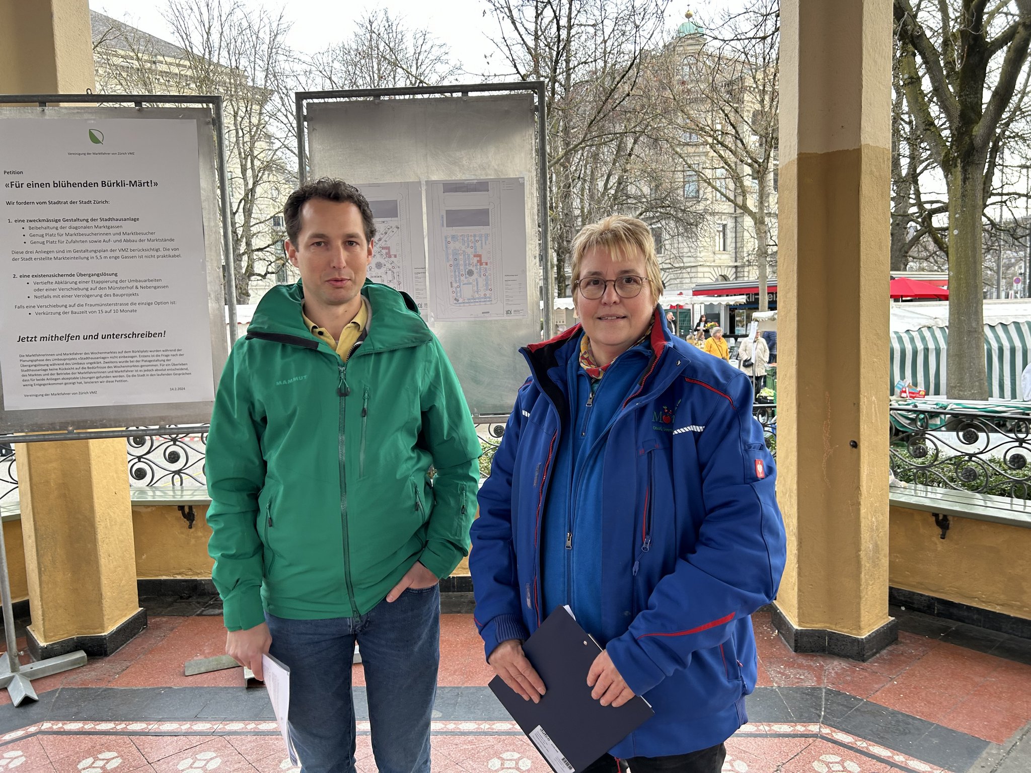 Zürcher Marktfahrer im Gegenwind