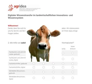 Die Umfrage ist schnell erledigt – es sind 10 Fragen online zu beantworten. (Fotomontage Jil Schuller)