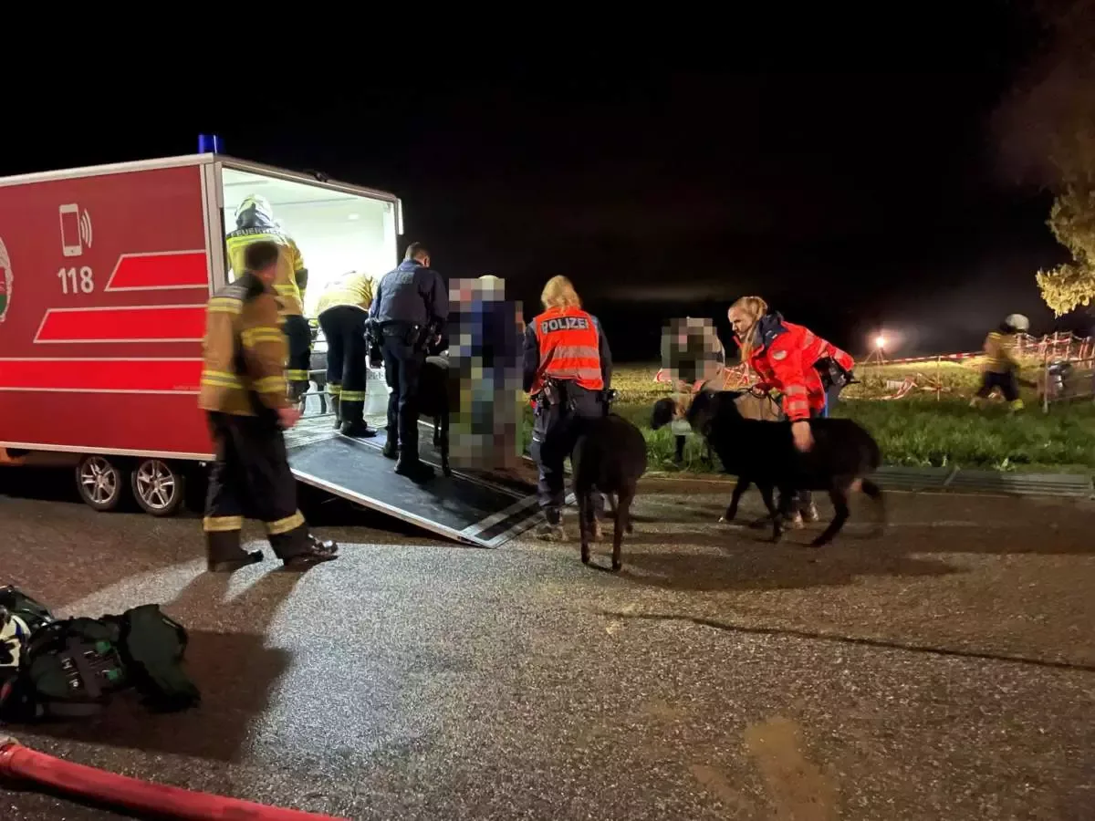 Brand-Halten-Polizei1 Drei Schafe sterben bei Brand im solothurnischen Halten