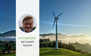«Landwirte würden dann nicht nur die Schweizer Bevölkerung ernähren. Sie könnten deren Lebensqualität auch durch die Stromproduktion mit allen erneuerbaren Energien sichern und zu Energiebauern werden», sagt Laurent Scacchi von der Suisse Éole.