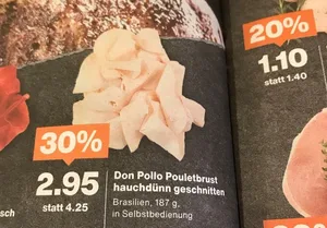 Werbung mit Fleischpreisen ist auch in der Schweiz an der Tagesordnung - und ebenfalls umstritten, besonders wenn es um Tiefpreisaktionen geht. (Bild lid)