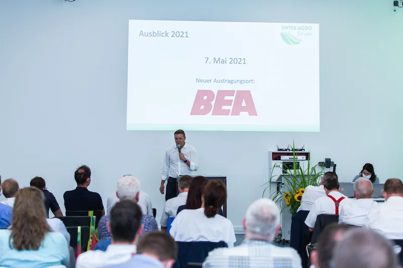 a512888e0c5ec00ebd2c511d1c138fb272c0eb6b Am letzten Swiss Agro Forum war noch die BEA als neuer Austragungsort angekündigt worden. (Bild Swiss Agro Forum)