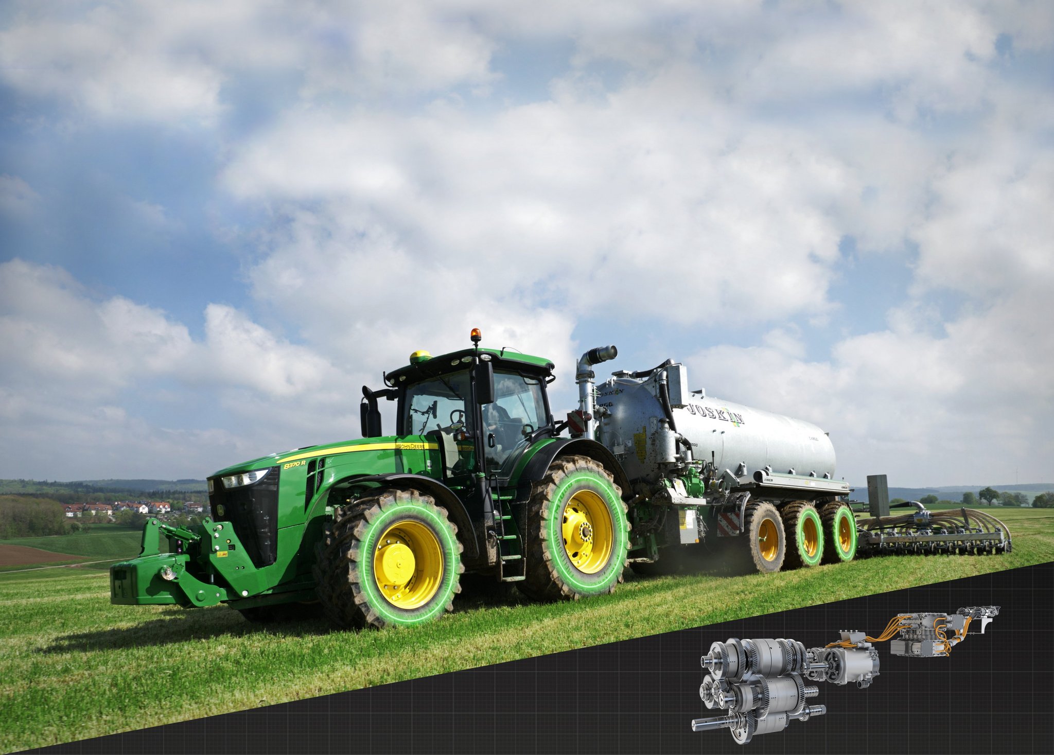 Die Marke John Deere ist auch 2021 gut auf Kurs. (Bild zVg)