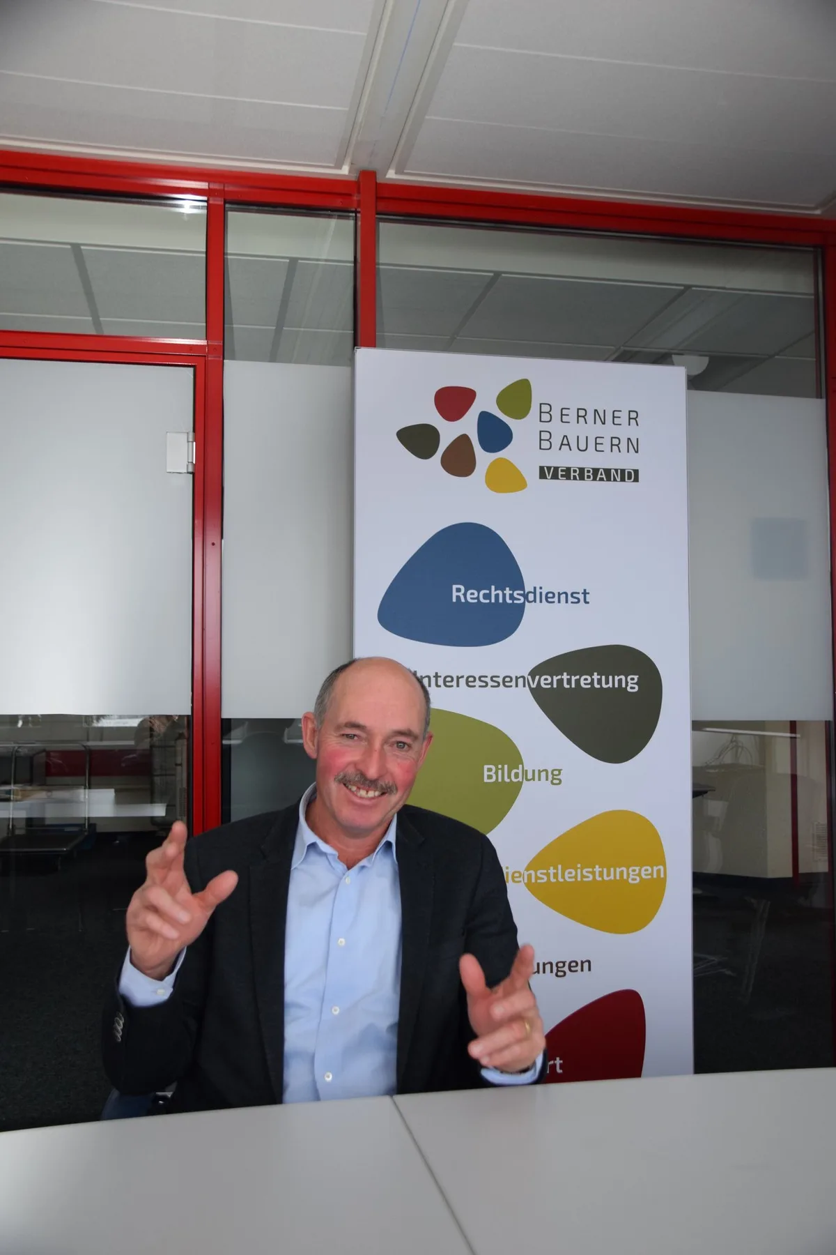 NS_A_1_Iseli Jürg Iseli schaut auf die ersten zehn Monate seiner Amtszeit als Berner Bauernpräsident zurück